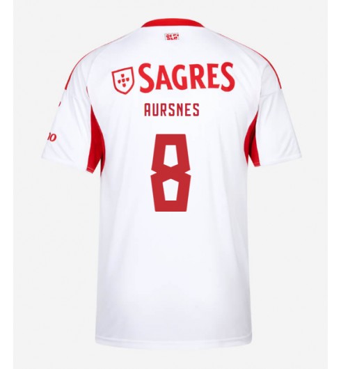 Moške Nogometnih dresov Benfica Fredrik Aursnes #8 Tretji 2025-26 Kratki rokavi Moške Nogometnih dresov Benfica Fredrik Aursnes #8 Tretji 2025-26 Kratki rokavi